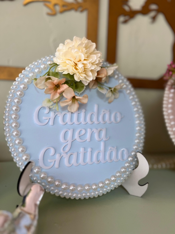placa decorativa
